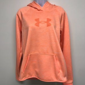 Neon orange Under Armour hoodie